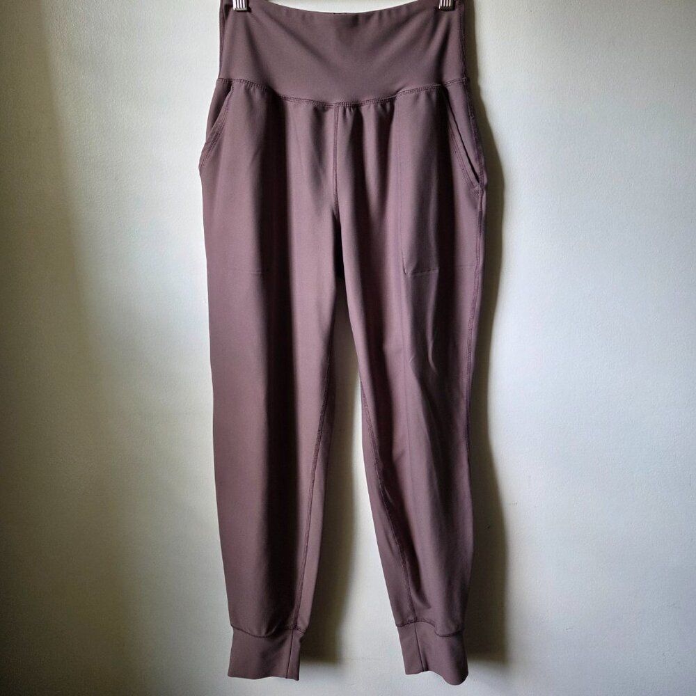 EUC OLD NAVY ACTIVE POWERSOFT HIGH RISE LEGGINGS JOGGERS WITH POCKETS SIZE M